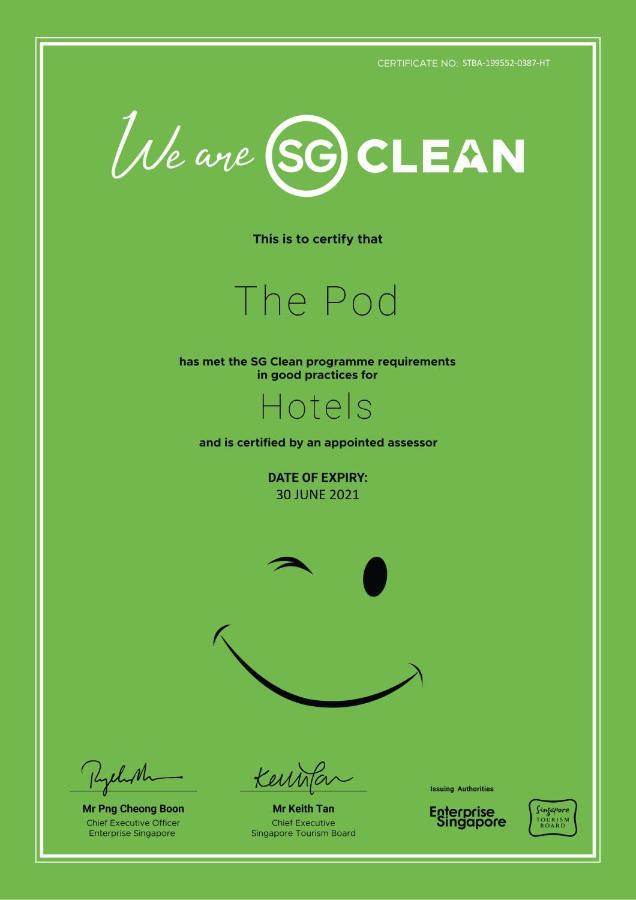 סינגפור The Pod At Beach Road Boutique Capsule Hotel מראה חיצוני תמונה